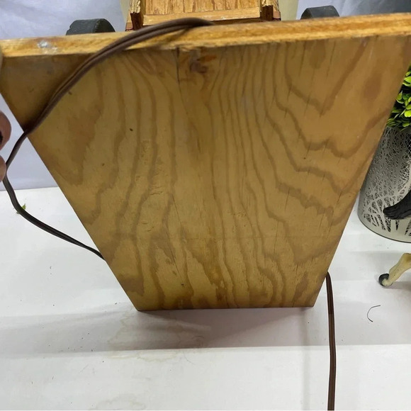 Vintage western 2 horse and wagon working plugin lamp rs01 - Picture 13 of 15